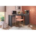 Ver imagem 2 de Escrivaninha Penteadeira Camarim Jade Quarto Luxo Maquiagem de Canto Premium Cor Preto