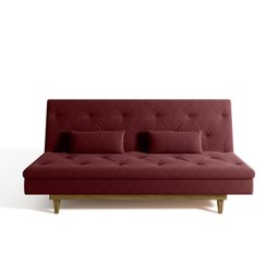 Sofá Cama 3 Lugares em Suede Tokio Yescasa - 5