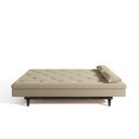 Ver imagem 6 de Sofá Cama 3 Lugares em Suede Tokio Yescasa