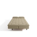 Ver imagem 7 de Sofá Cama 3 Lugares em Suede Tokio Yescasa