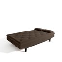 Ver imagem 6 de Sofá Cama 3 Lugares em Suede Tokio Yescasa