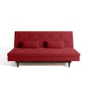 Ver imagem 5 de Sofá Cama 3 Lugares em Suede Tokio Yescasa