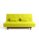 Ver imagem 5 de Sofá Cama 3 Lugares em Suede Tokio Yescasa