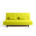 Ver imagem 5 de Sofá Cama 3 Lugares em Suede Tokio Yescasa