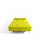 Ver imagem 7 de Sofá Cama 3 Lugares em Suede Tokio Yescasa Amarelo/Tabaco