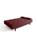Ver imagem 6 de Sofá Cama 3 Lugares em Suede Tokio Yescasa