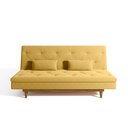 Ver imagem 7 de Sofá Cama 3 Lugares em Suede Tokio Yescasa