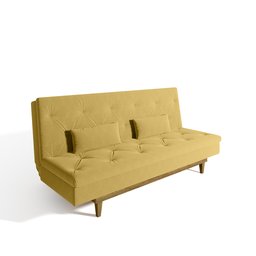 Sofá Cama 3 Lugares em Suede Tokio Yescasa - 4