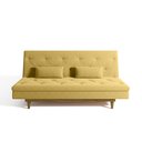 Ver imagem 7 de Sofá Cama 3 Lugares em Suede Tokio Yescasa