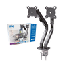 Suporte de Mesa Morsa para 2 Monitor 17" a 32" Mecanico 2*9kg Preto Px-25 - 1
