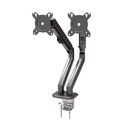 Ver imagem 2 de Suporte de Mesa Morsa para 2 Monitor 17" a 32" Mecanico 2*9kg Preto Px-25
