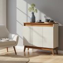 Ver imagem 1 de Aparador Buffet 3 Portas 91cm Treviso Soluzione Móveis