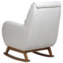 Ver imagem 7 de Poltrona de Amamentação com Balanço Base Nina Sky D02 Linho Branco C-419 - Lyam Decor
