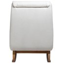 Ver mais imagens de Poltrona de Amamentação com Balanço Base Nina Sky D02 Linho Branco C-419 - Lyam Decor
