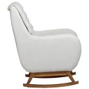 Ver imagem 6 de Poltrona de Amamentação com Balanço Base Nina Sky D02 Linho Branco C-419 - Lyam Decor