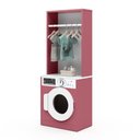 Ver imagem 3 de Lavanderia de Brinquedo Infantil Busan Branco Rosa