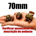 Ver imagem 3 de Kit 10 Split Bolt Conector Parafuso Fendido Bimetálico 70mm para Emenda Cabos Cobre Alumínio