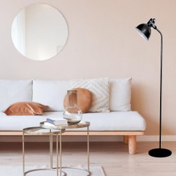 Luminária Chão Piso 1,6m Pedestal Coluna Gimpo Pf-05 Preto - 5