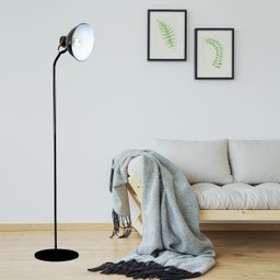 Luminária Chão Piso 1,6m Pedestal Coluna Gimpo Pf-05 Preto - 7