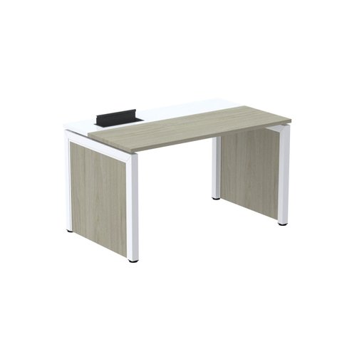 Plataforma Simples 110x792 PSCPP110/792/1 Pessoa 110cm Industrial Nogueira Casablanca e Branco Bege