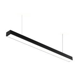 Luminaria Pendente Perfil Slim 45w 3000k Preto - Embuled - 1