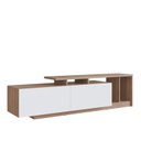 Ver imagem 2 de Rack para TV até 50 Polegadas 162,5cm Rodape 2 Portas e Nichos Linea Marrom