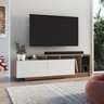 Rack para TV até 50 Polegadas com Rodape 2 Portas e Nichos Linea - 1