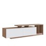 Rack para TV até 50 Polegadas com Rodape 2 Portas e Nichos Linea - 2