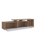 Ver imagem 4 de Rack para TV até 50 Polegadas 162,5cm Rodape 2 Portas e Nichos Linea Marrom