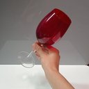 Ver imagem 7 de Jogo 2 Peças Taça de Vidro 480ml Vermelho 22x8x8cm Vinho Água Espumante Bar