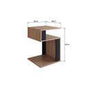 Ver imagem 3 de Mesa Lateral com Sala de Estar Marrom Montana/Preta