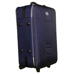 Mala Média 23kg Anac Rodinhas Resistente Village Viagem Rígida - Azul - 6
