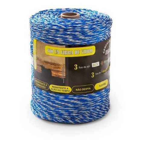 Fio De Fibra De Vidro Cerca Elétrica Rural Zebu 500m