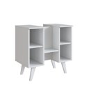Ver imagem 2 de Gabinete de Coluna para Banheiro 1 Porta 2 Nichos Slim Branco