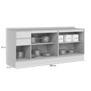 Ver imagem 3 de Gabinete p/ Pia Cozinha Henn Fineze 5PTAS 2GAVS c/Tampo 200cm Areia