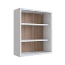 Ver imagem 3 de Gabinete para Banheiro de Coluna 01 Porta e Espelheira Slim Branco/Montana