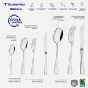 Ver imagem 3 de Faqueiro Mônaco 42 Peças Aço Inox para Mesa Prata Tramontina