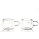 Ver imagem 1 de Conjunto 2 Xícaras Café Parede Dupla com Alça 100ml Bugatti