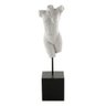 Escultura Decorativa Corpo Feminino em Poliresina Branco 28x7 Cm M02 - D'rossi - 4