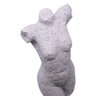Escultura Decorativa Corpo Feminino em Poliresina Branco 28x7 Cm M02 - D'rossi - 3