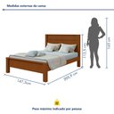 Ver imagem 4 de Cama de Casal em Mdp/mdf 112,5x205,9cm Athenas