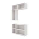 Ver imagem 3 de Conjunto para Banheiro Kappesberg Celeste 4 Peças Branco/azul 120cm