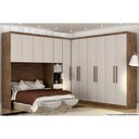 Ver imagem 4 de Guarda Roupa Casal 6 Portas e 4 Gavetas Rizon-linea Cumaru-fendi - Novo Horizonte