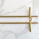 Ver imagem 6 de Conjunto 3 Organizadores Porta Taças 42cm Suportes Suspensos para Taças Dourado