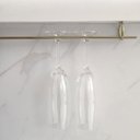 Ver imagem 2 de Conjunto 3 Organizadores Porta Taças 42cm Suportes Suspensos para Taças Dourado