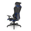 Ver imagem 3 de Cadeira Gamer Plaxmetal Vizon Dz Base Standard Relax System Tela Preta Detalhes Azul