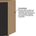 Ver imagem 4 de Balcão de Cozinha Canto Diagonal 74cm 1 Porta sem Tampo Slim Freijó-preto