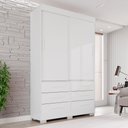 Ver imagem 1 de Guarda Roupa com Pés 2 Portas 6 Gavetas Luana