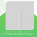 Ver mais imagens de Guarda Roupa com Pés 2 Portas 6 Gavetas Luana