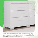 Ver imagem 7 de Guarda Roupa com Pés 2 Portas 6 Gavetas Luana